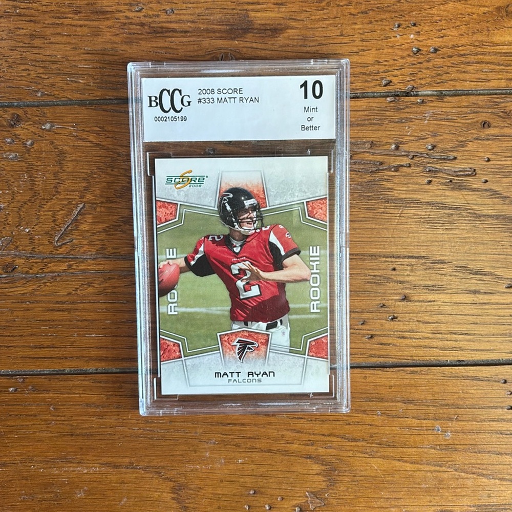 Matt Ryan BCCG 10 2008 Score Base Rc #333